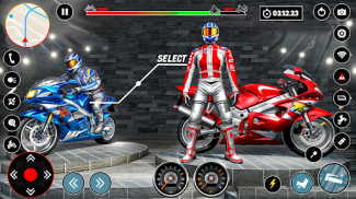 Wyścig rowerowy Gra Motocykl screenshot 2