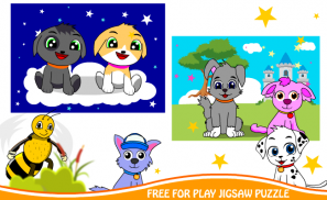 Puppy Jigsaw Puzzle Paw Bee screenshot 0