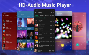 संगीत खिलाड़ी - ऑनलाइन और ऑफ़लाइन ऑडियो प्लेयर screenshot 2
