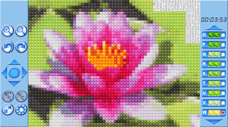 Cross stitch pixel art game screenshot 0