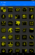 Black and Yellow Icon Pack ✨Free✨ screenshot 13