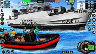 Police Boat Crime Shooting Gam screenshot 5