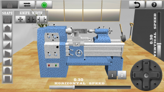 Torneiro Mecânico: 3D Fresagem/Corte Simulador screenshot 5