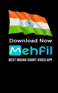 Mehfil - Best Indian Short Video App screenshot 1