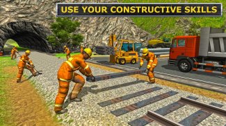 Railroad Tunnel Construction Sim: Train Games screenshot 6