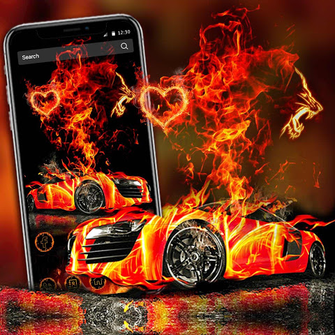 7680x4320 Sports Car On Fire 8k HD 4k Wallpapers Images Backgrounds  Photos and Pictures