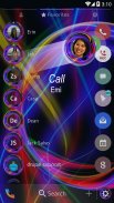 Neon Abstract Phone Dial Theme screenshot 3