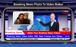 Breaking News Video Maker screenshot 5