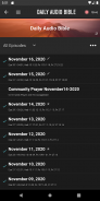 Daily Audio Bible Mobile App screenshot 11