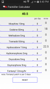 Morphine Equivalent Calculator screenshot 2