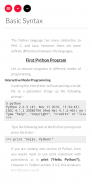 Learn Python Tutorial screenshot 3