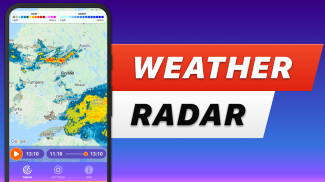 RAIN RADAR - رادار الطقس المتحركة والتوقعات screenshot 3