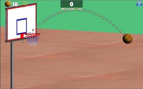 Basketball Dunk shot -game screenshot 1