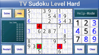 TV Sudoku: 4x4, 9x9 and 16x16 screenshot 17