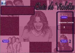 Trivia de Violetta estilo quiz screenshot 1