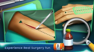 การผ่าตัด หมอ เครื่องจำลอง เกม screenshot 2