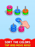 Hoop Sort - Color Hoop Stack screenshot 1