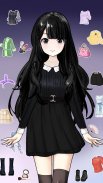 Anime Dress Up and Makeup Game screenshot 1