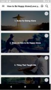 How to Be Happy Alone(Love yourself) screenshot 1