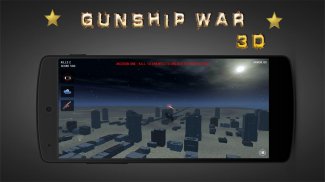 Gunship War 3D: Vlucht Battle screenshot 0