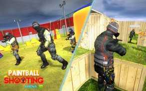 PaintBall射击竞技场3D：军队打击训练 screenshot 4