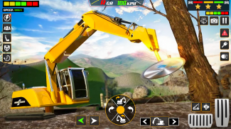 excavator konstruksi jalan 3d screenshot 2