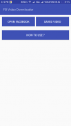 Video Downloader For Facebook screenshot 0