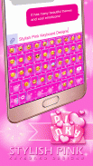 Stilvoll Rosa Tastaturen screenshot 8