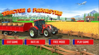 Tractor & Farvester Farming Smilator 2 screenshot 2