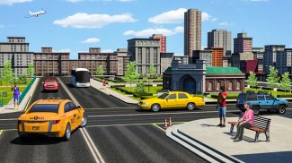 City Taxi Driving Car Games 3d screenshot 3