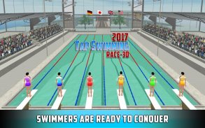 سباحة الوجه سباق 3D 2017 screenshot 0