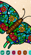 Butterfly Paint by Number Book - Animals Coloring screenshot 7