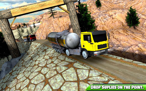 Snow Offroad Oil Truck Drive screenshot 4