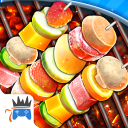 Backyard BBQ Grill Party Icon