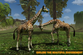 Giraffe Family Life Jungle Sim screenshot 18