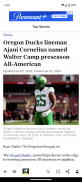 OregonLive: Ducks Football screenshot 2