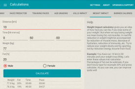 Calculateur de course screenshot 22