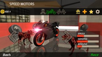 Вождение мотоцикла Grand City screenshot 2