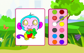 Coloring Playful Monkeys screenshot 7