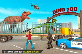 Wild Dino Truck Transport Game screenshot 0