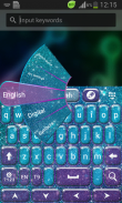 Tastatur Farbe Glitter Theme screenshot 2