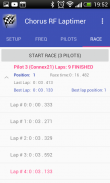 Chorus RF Laptimer screenshot 2