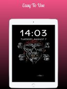 Skull Lock screen keypad Skull Lock screen pattern screenshot 14