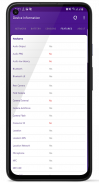 Device Information specs screenshot 1