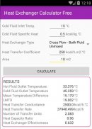 Heat Exchanger Calculator Free screenshot 1