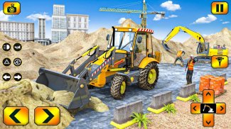 Sand Excavator Truck Driving Rescue Simulator game screenshot 5