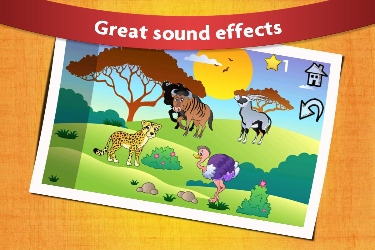 Animais e puzzle para crianças. Jogos educativos para infantis  gratuito::Appstore for Android