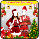 Christmas Couple Photo Montage