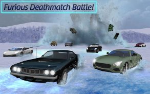 غاضب الموت سباق السيارات الثلوج معركة سيارات معركة screenshot 1