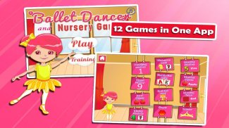 Ballerina Kindergarten Games screenshot 0